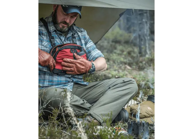 Сумка нагрудна Helikon-Tex Chest Pack Numbat Crimson Sky/Black Фото 2